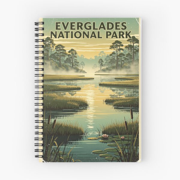 Item preview, Everglades National Park Vintage Travel Art designed and sold by Teelogic.