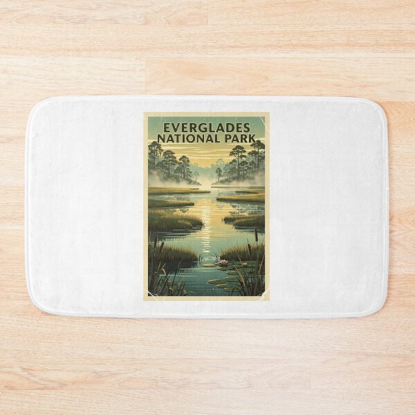 Item preview, Everglades National Park Vintage Travel Art designed and sold by Teelogic.