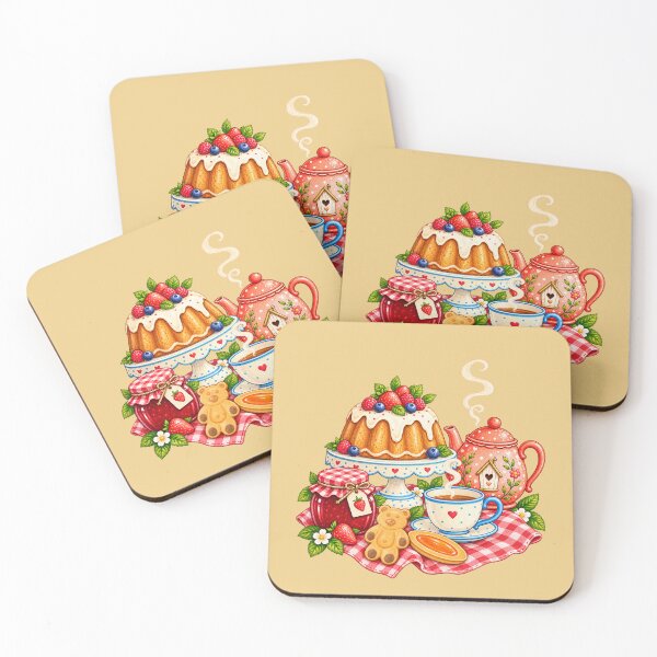 Item preview, Charming Vintage Tea Party designed and sold by JessouArt.