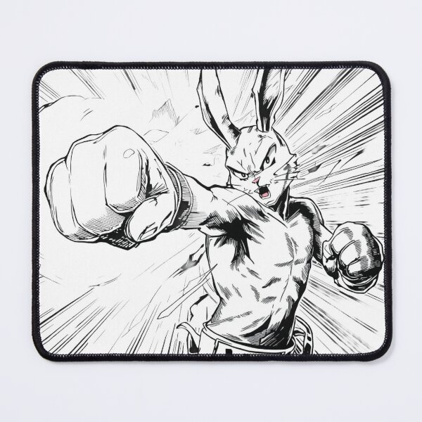 Item preview, Manga Boxing Rabbit Dynamic Action Anime Fighter Art designed and sold by Martial-Art-23.