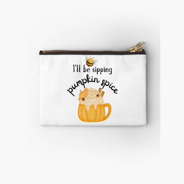 Item preview, I'll Bee Sipping Pumpkin Spice Cute Fall Latte | Dark Ink Edition designed and sold by SunandShade.