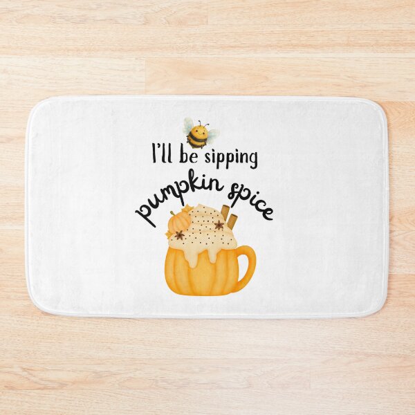Item preview, I'll Bee Sipping Pumpkin Spice Cute Fall Latte | Dark Ink Edition designed and sold by SunandShade.