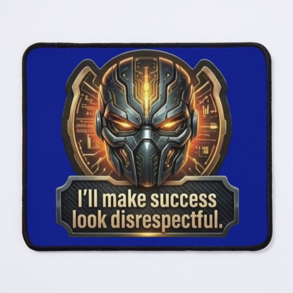 Item preview, I'll Make Success Look Disrespectful Cyber Mask Sticker designed and sold by Scro-Ciob-Shop.