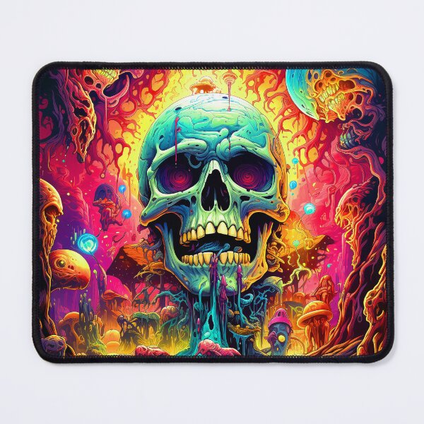 Item preview, Science Fiction Giant Skull Imaginary Alien World Landscape designed and sold by DEC02.