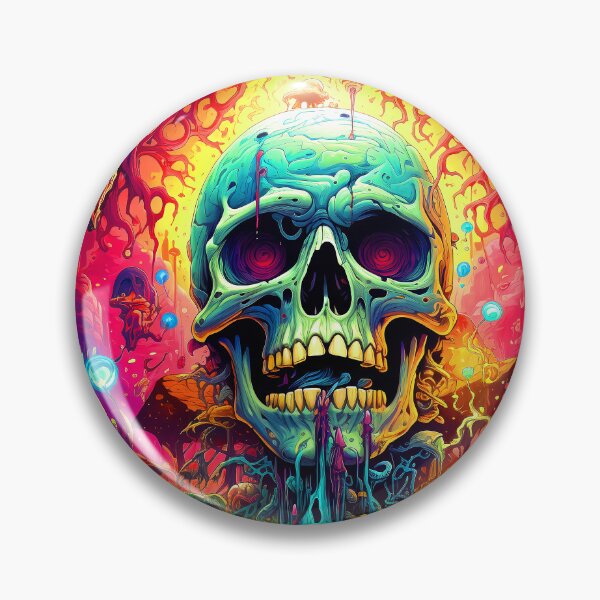 Item preview, Science Fiction Giant Skull Imaginary Alien World Landscape designed and sold by DEC02.