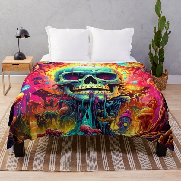 Item preview, Science Fiction Giant Skull Imaginary Alien World Landscape designed and sold by DEC02.