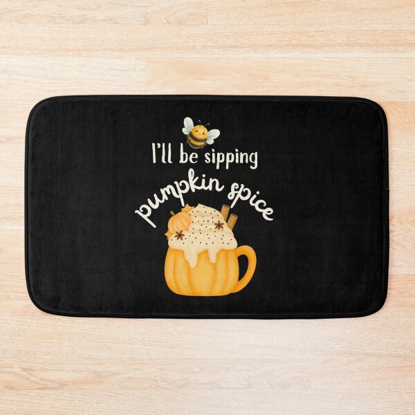 Item preview, I'll Bee Sipping Pumpkin Spice Cute Fall Latte | Light Ink Edition designed and sold by SunandShade.