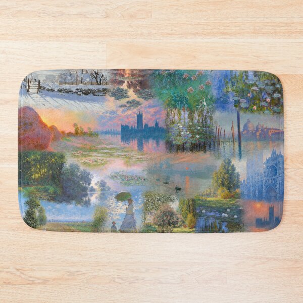 Item preview, Claude Monet Collection: Collected Paintings Collage designed and sold by Mr Mustard Prints.