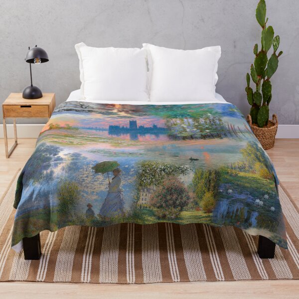 Aperçu de l'œuvre Collection Claude Monet : Collage de tableaux créée et vendue par Mr Mustard Prints.