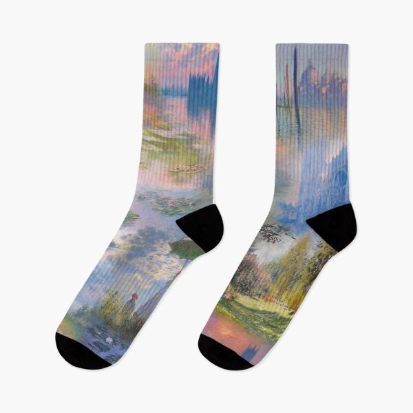 Item preview, Claude Monet Collection: Collected Paintings Collage designed and sold by Mr Mustard Prints.