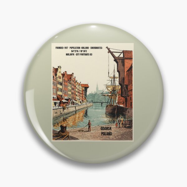 Item preview, Gdansk Poland Retro Comics City Portrait No. 03 designed and sold by Malaryk.
