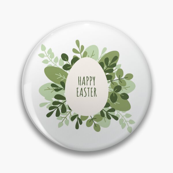 Item preview, Happy Easter, Easter Egg and Green Botanical Frame designed and sold by CHERRY--SHOP.