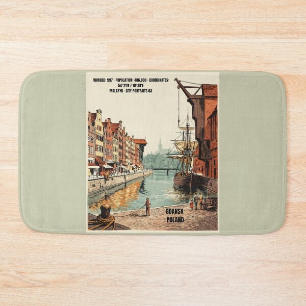 Item preview, Gdansk Poland Retro Comics City Portrait No. 03 designed and sold by Malaryk.