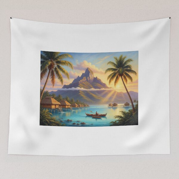 Item preview, Sunrise — Turquoise Lagoon and Bungalows designed and sold by Hawaii26.