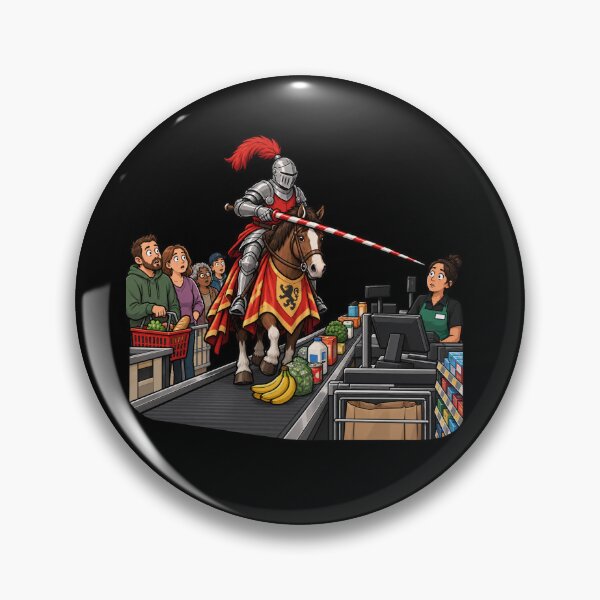 Item preview, Knight Jousting on conveyer belt designed and sold by WilAugusta.