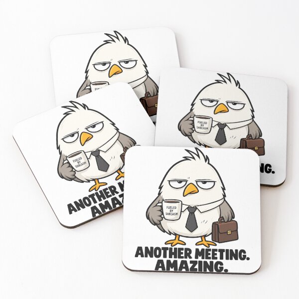 Item preview, Sarcastic Office Bird Meeting Humor designed and sold by maybe man couple cooper.