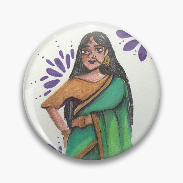 Item preview, Woman in a Sari designed and sold by AngeArtiste.