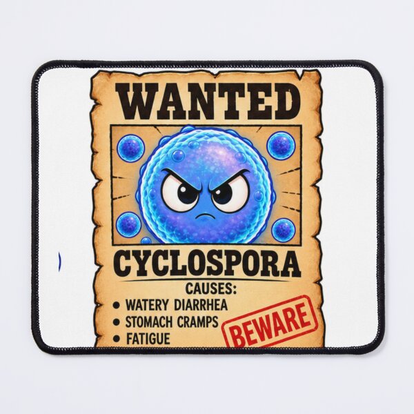 Item preview, Wanted Cyclospora – Funny Parasite Warning Design designed and sold by Ramadane_design1.