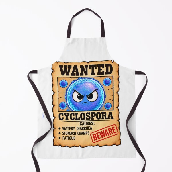 Item preview, Wanted Cyclospora – Funny Parasite Warning Design designed and sold by Ramadane_design1.