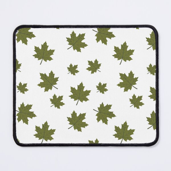 Item preview, Green Maple Leaves Seamless Pattern designed and sold by BetweenForms.