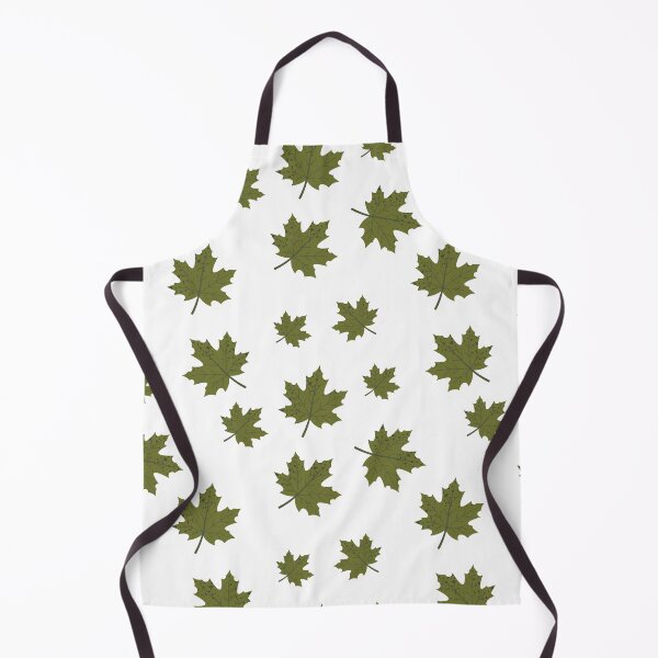 Item preview, Green Maple Leaves Seamless Pattern designed and sold by BetweenForms.