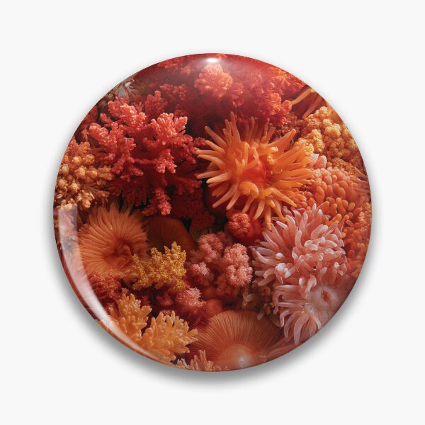 Item preview, Organic Worlds: Ember Reef — Coral Macro Landscape designed and sold by Atlas-of-Worlds.