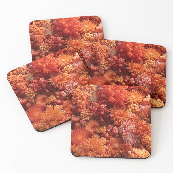 Item preview, Organic Worlds: Ember Reef — Coral Macro Landscape designed and sold by Atlas-of-Worlds.