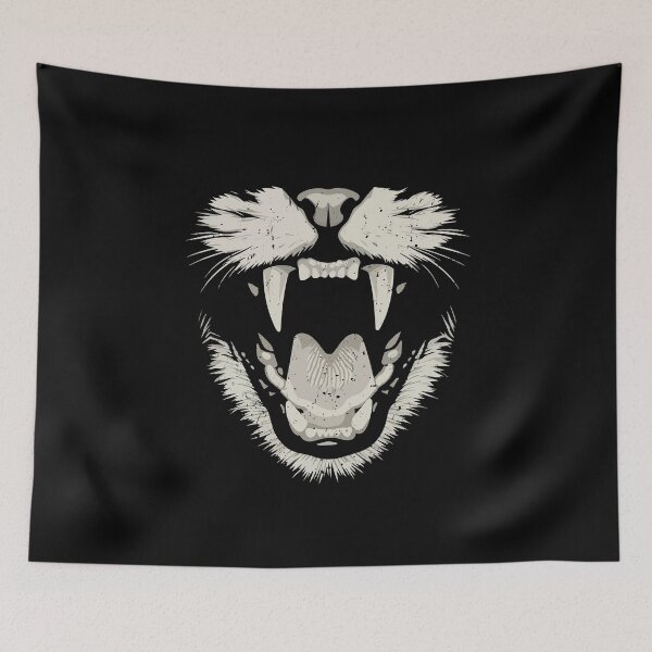 Item preview, Vampire Cat Fangs Halloween 90s Punk designed and sold by crouchingpixel.