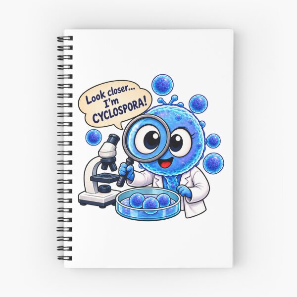 Item preview, Look Closer… I’m Cyclospora! – Funny Parasite Scientist Design designed and sold by Ramadane_design1.