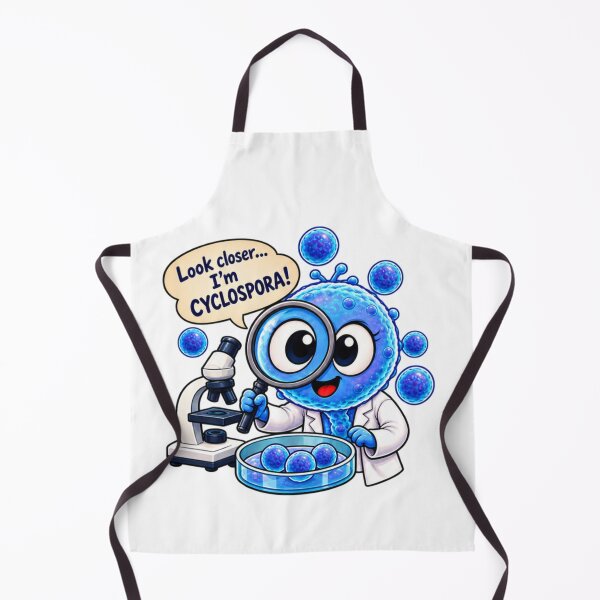 Item preview, Look Closer… I’m Cyclospora! – Funny Parasite Scientist Design designed and sold by Ramadane_design1.