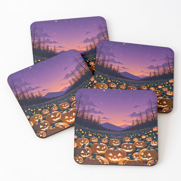 Item preview, Pumpkin Patch at Dusk designed and sold by Sophia-Ltd.