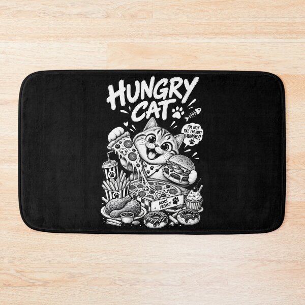 Item preview, Hungry Cat  designed and sold by Meow Story .