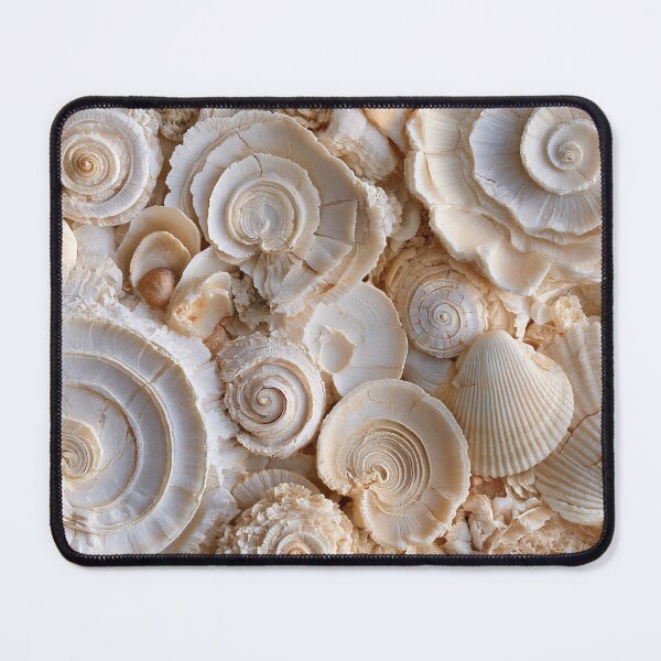 Item preview, Organic Worlds: Ivory Spirals — Shell Macro Landscape designed and sold by Atlas-of-Worlds.