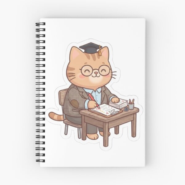 Item preview, Professor Cat Grading Exams designed and sold by PrintforDesign.
