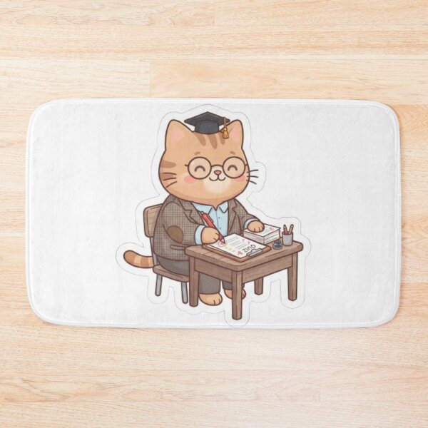 Item preview, Professor Cat Grading Exams designed and sold by PrintforDesign.