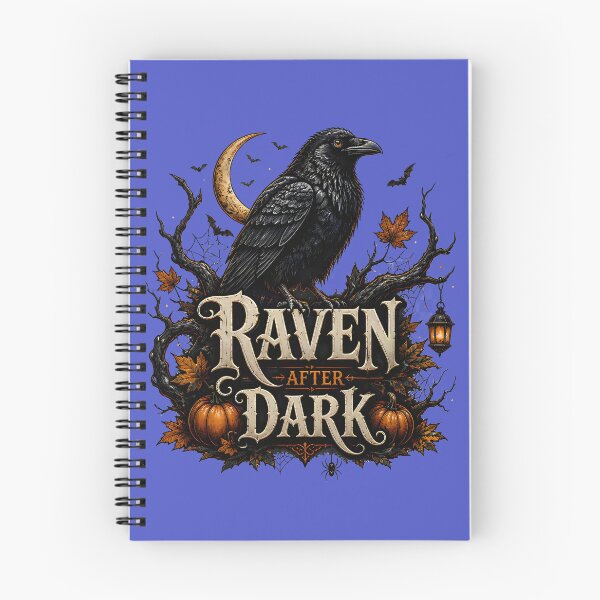 Item preview, Raven After Dark – Gothic Halloween Raven designed and sold by Raven Rune Atelier.