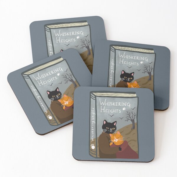 Item preview, Whiskering Heights Cat Print | Wuthering Heights Inspired Wall Art | Funny Literary Cat Art designed and sold by booksnbobs.