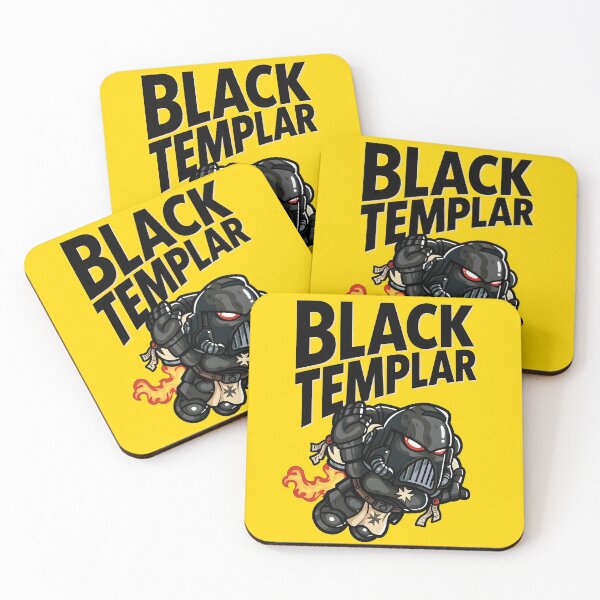 Item preview, Black Templar – Retro Chibi Superhero Cartoon Parody designed and sold by BravenBold.