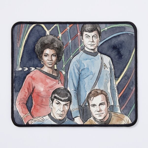 Item preview, Star Trek: Kirk, Spock, Uhura, and Bones designed and sold by sid1802.