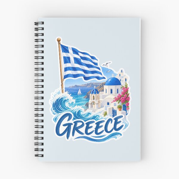 Item preview, Greece Travel – Blue & White Mediterranean designed and sold by Sasas Design.