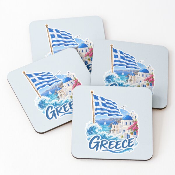 Item preview, Greece Travel – Blue & White Mediterranean designed and sold by Sasas Design.