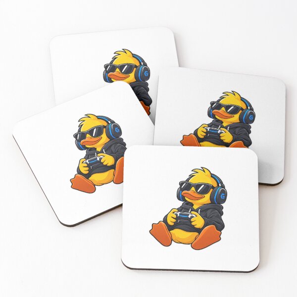 Item preview, Gamer Duck with Headphones - Cool Gaming Duck Graphic designed and sold by VYBEHAUS.