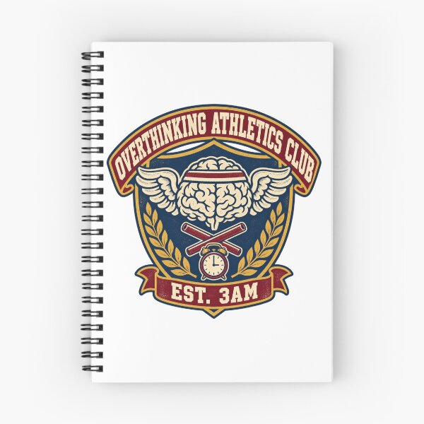 Item preview, Overthinking Athletics Club Parody Logo Tee designed and sold by Inkworksbyshery.