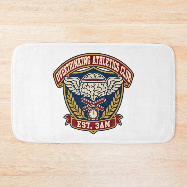Item preview, Overthinking Athletics Club Parody Logo Tee designed and sold by Inkworksbyshery.