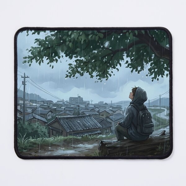 Item preview, Rainy Village Anime designed and sold by RkskArt.