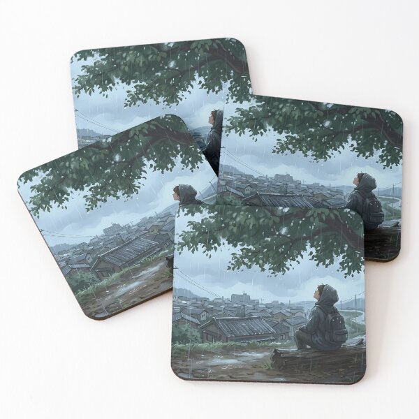 Item preview, Rainy Village Anime designed and sold by RkskArt.