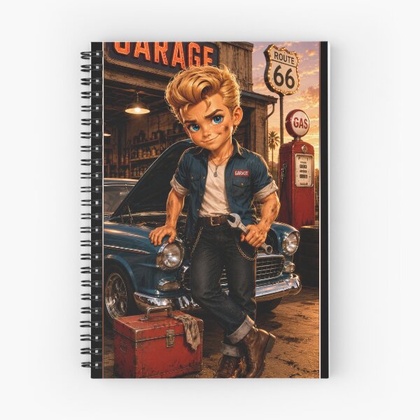 Item preview, Mécanich Hot Rod Vintage Chibi - Rockachibi Dean designed and sold by Kek-Ina.