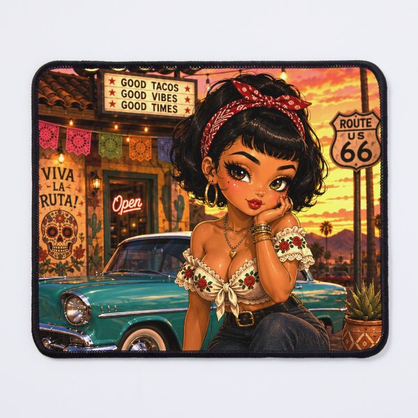 Item preview, Rockachibi Pénélopé - Viva La Ruta Tacos by Kek-Ina designed and sold by Kek-Ina.