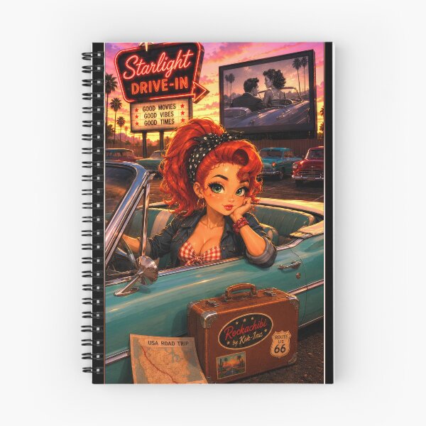 Item preview, Rockachibi Ginger - Vintage Starlight Drive-In by Kek-Ina designed and sold by Kek-Ina.