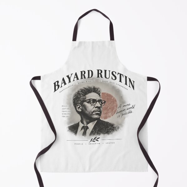 Item preview, Bayard Rustin Civil Rights Vintage Portrait designed and sold by pick-o-print.